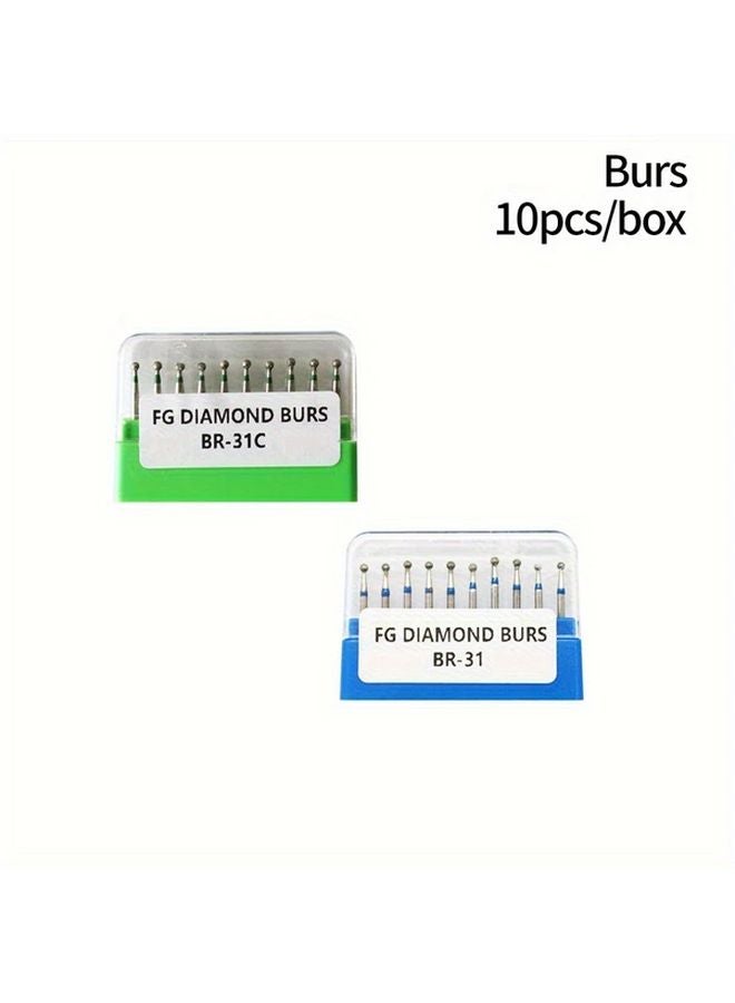 TR 26F Dental Burs 10pcs Professional Grade Tools For Oral Care And Orthodontic Maintenance - Image 2